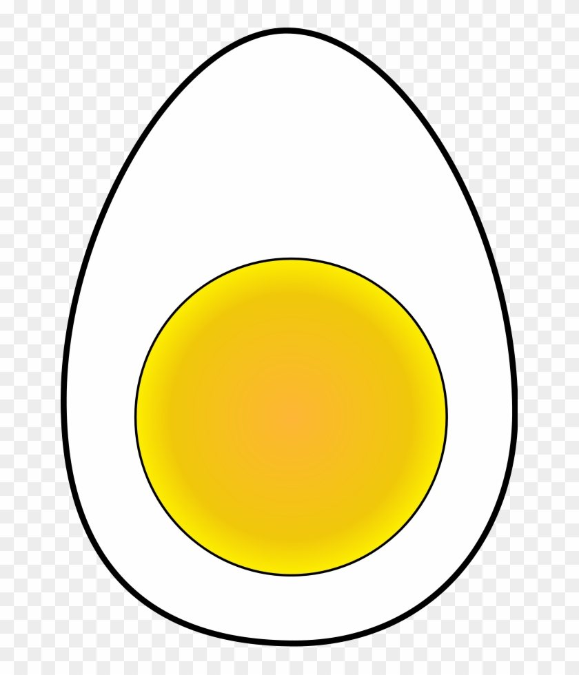 Free Vector Soft Boiled Egg Clip Art - Egg Yok And White #583804