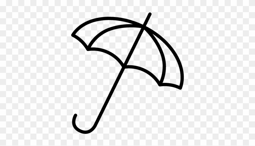 Open Umbrella Vector - Umbrella Vector #583844