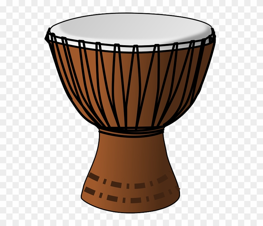Djembe Drumming Wardli - African Drum Clip Art #583896