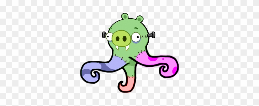 Franken Octopus By Stormtrooper-pig - Angry Birds Octopus Pig #583901