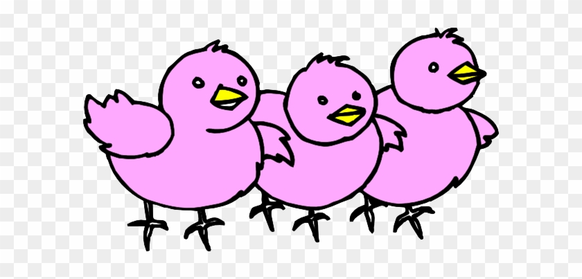 Pink Chicks Clip Art - Pink Chicks Clipart #583902