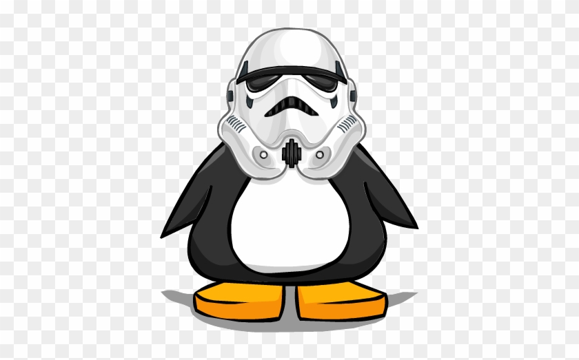 Stroomtrooper Helmet In Player Card - Club Penguin Ninja Mask #583923