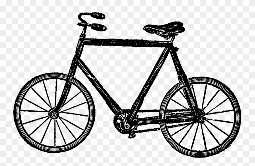 The Second Digital Vintage Illustration Is Of A Child's - Tatuaje Bicicleta #583942