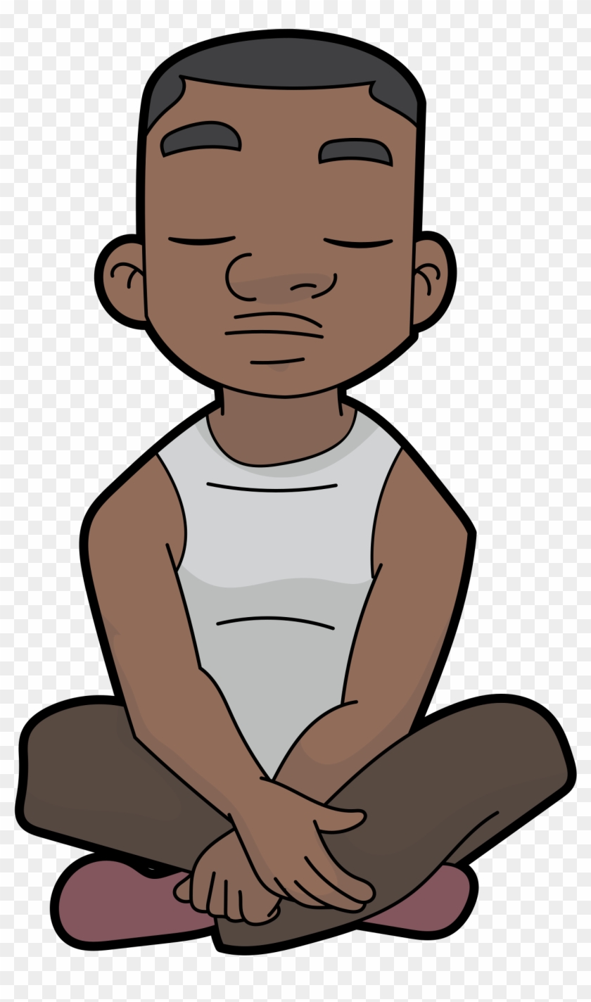 Open - Transparent Cartoon Black Guy #584023