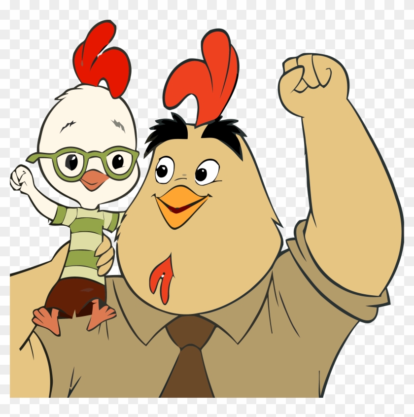Chicken Little Buck Cluck Win Clipart Png - Fathers Day Clip Art #584154