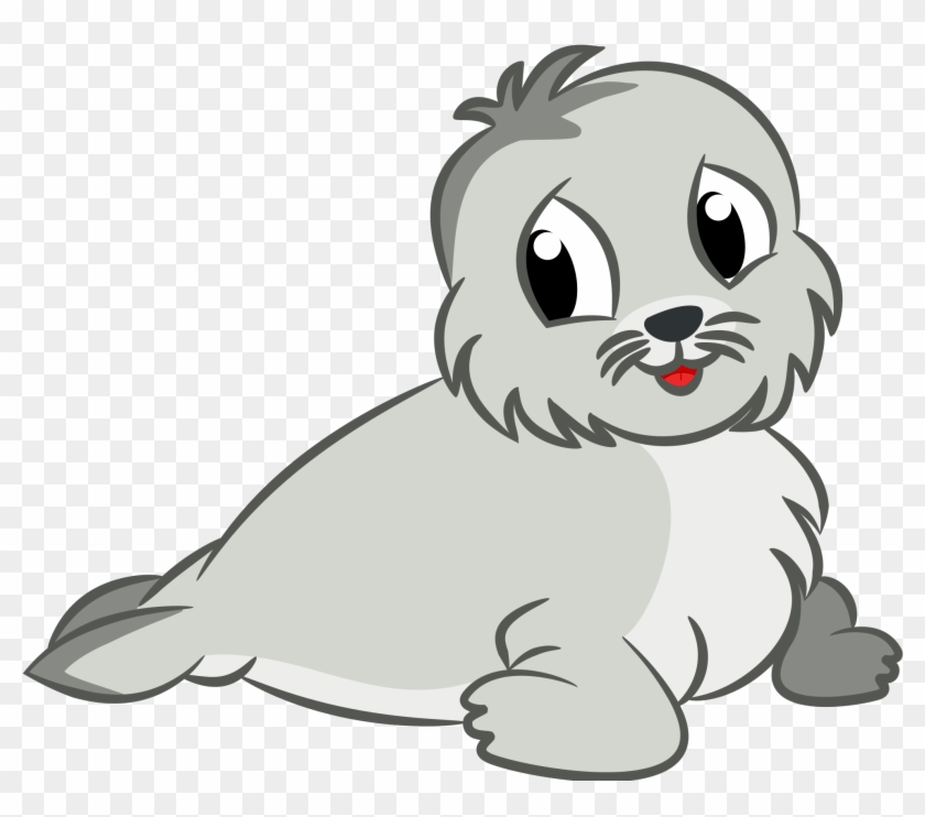Free Stock Photo Of Cute Baby Seal Drawing Vector Clipart - Baby Seal Clipart #584164