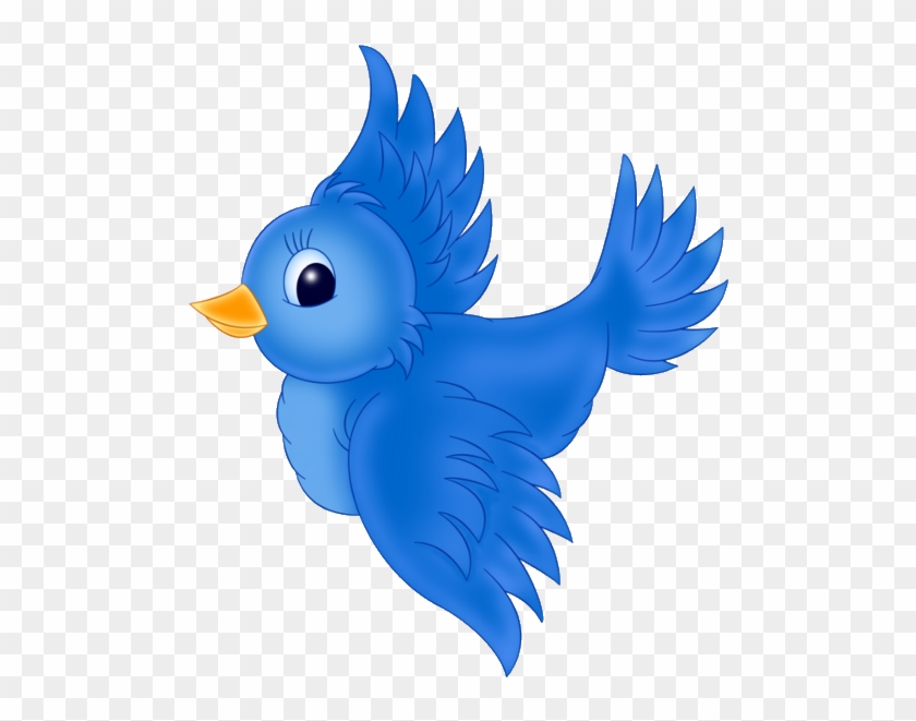 Bluebird Clipart Cartoon - Blue Bird Clipart #584453