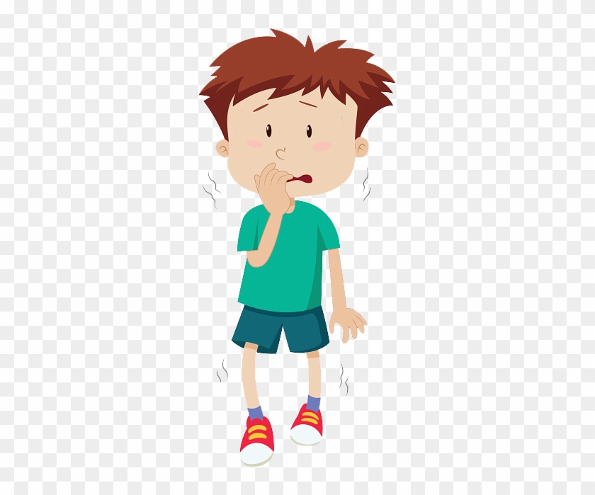 Frightened-boy - Scared Boy Cartoon - Free Transparent PNG Clipart Images  Download