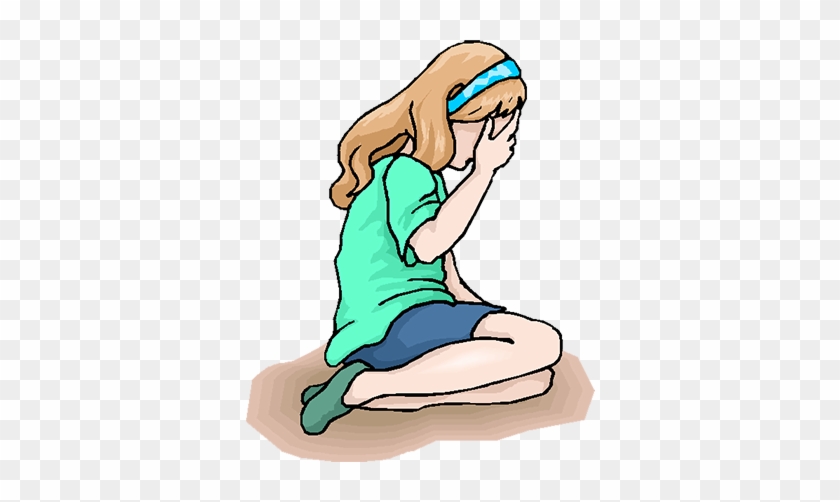 Sad Girl Sitting - Sad Girl Png Image Hd #584643