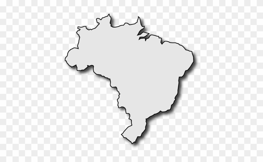 Clip Art - Brazil Map Vector Free Download #584649