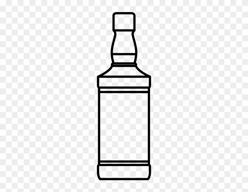 Whisky Bottle Rubber Stamp - Glass Bottle #584742