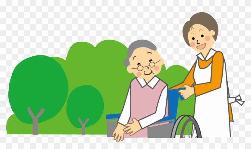 Caregiver Old Age Long-term Care Insurance Personal - Caregiver And Old People #584856