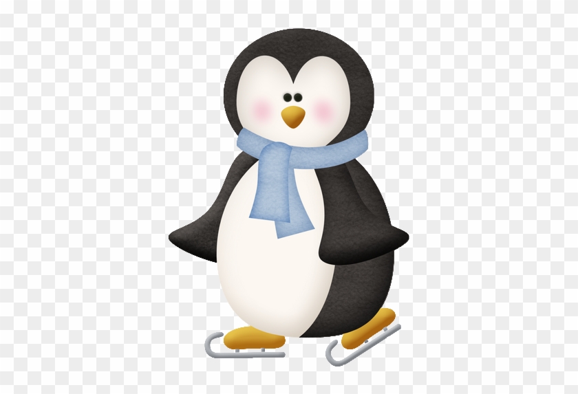 Hebergeur D'image - Penguins Skating Clipart #584859