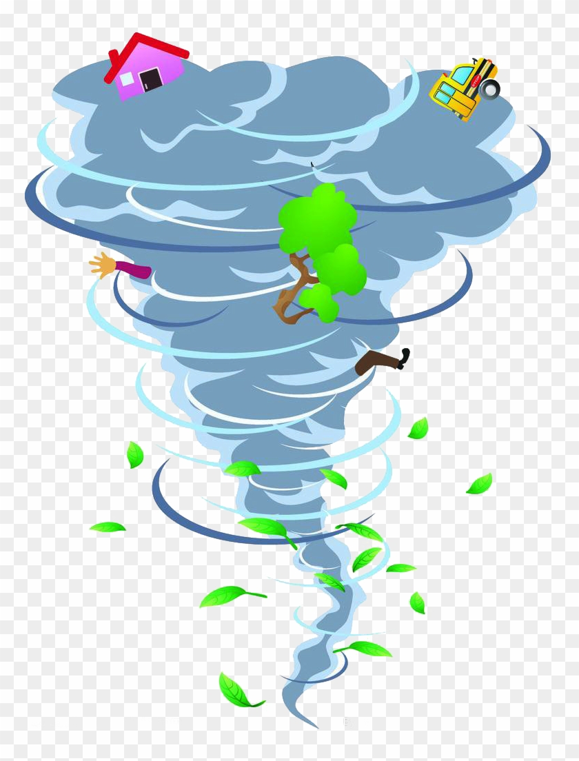 Tornado Cartoon Royalty-free Illustration - Clipart Tornado #584879