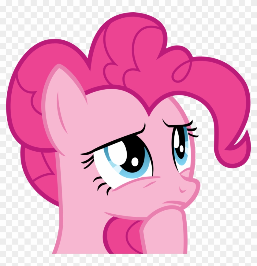 Thinking Pinkie Pie Vector By Thefrostspark Thinking - Mlp Pinkie Pie Think #584916