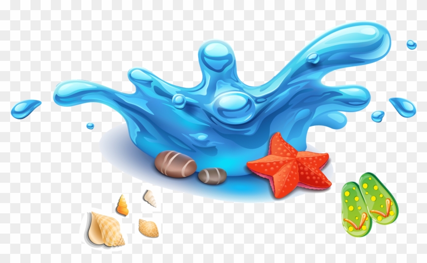 Fundal Drop Clip Art - Beach Elements Png #585026