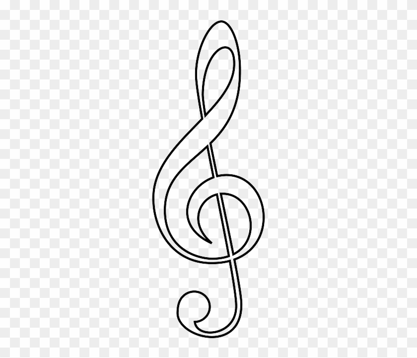 Treble Clef Clip Art #585044