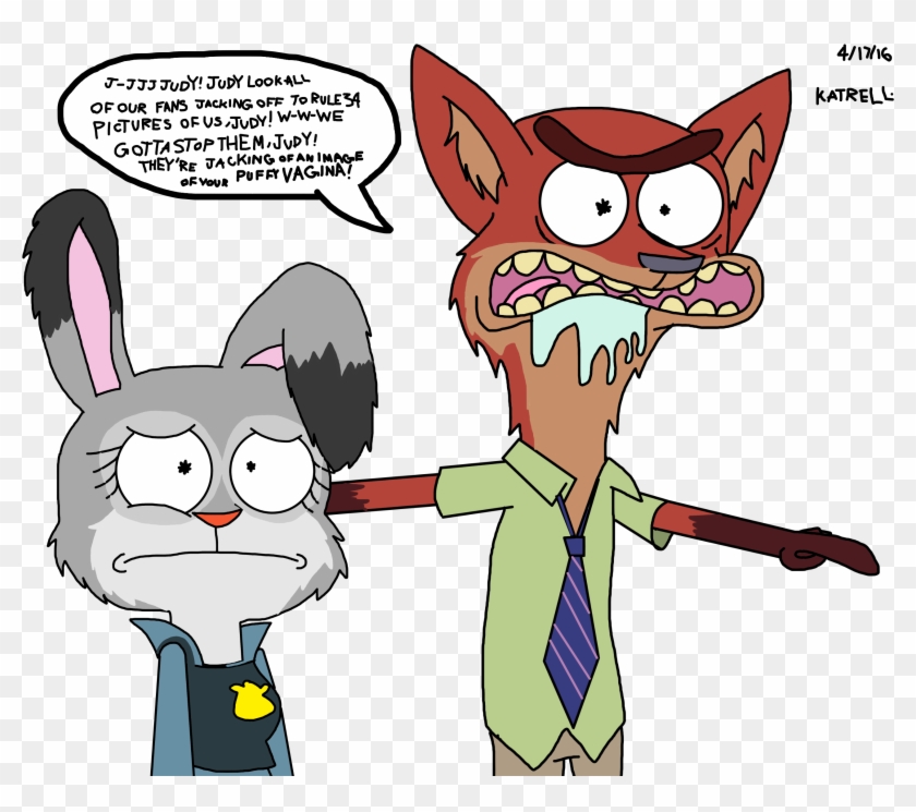 Nick And Judy By K9x Toons N - Rick And Morty Furry #585070