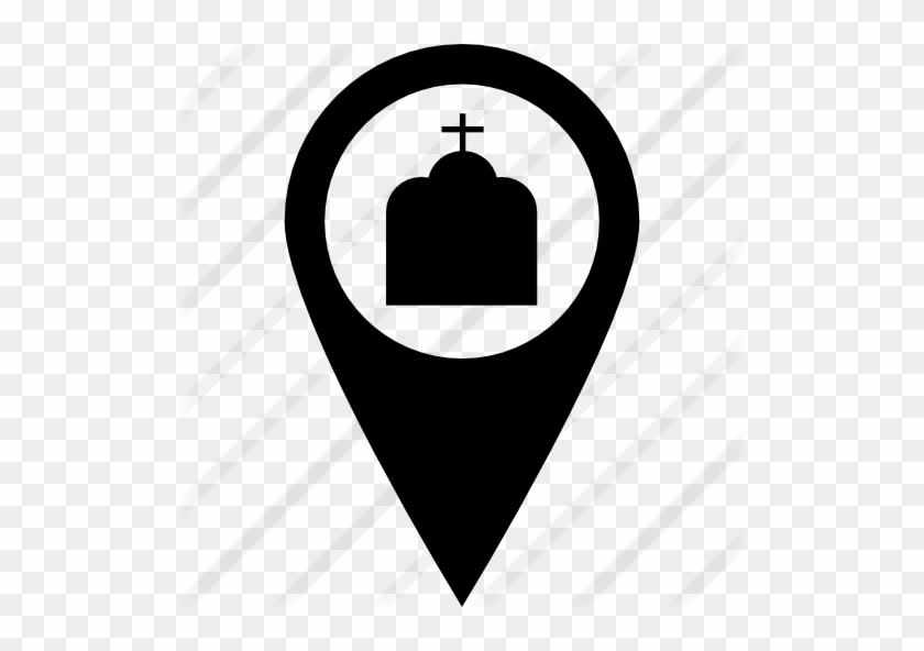 Church Pin - Icono De Iglesia Png #585347