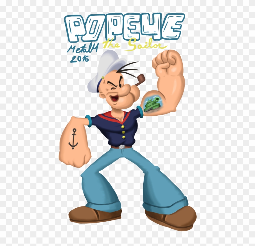 Popeye Spinach Popeye The Sailor Sailor Metalmasato - Popeye #585417