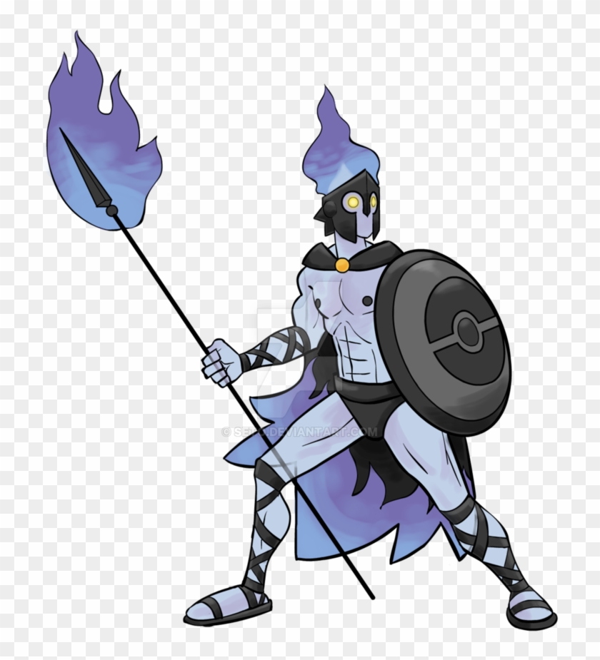 Chandelure, Spartan Warrior By Seto - Cartoon #585614