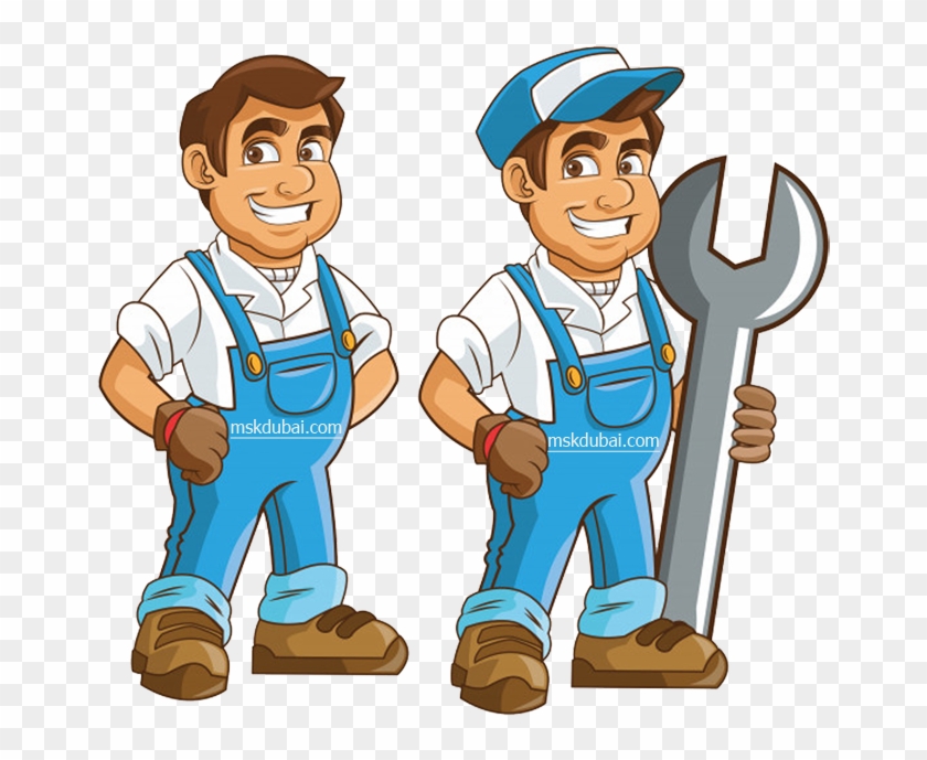Professional Maintenance Service - Plumbing Cartoon #585662