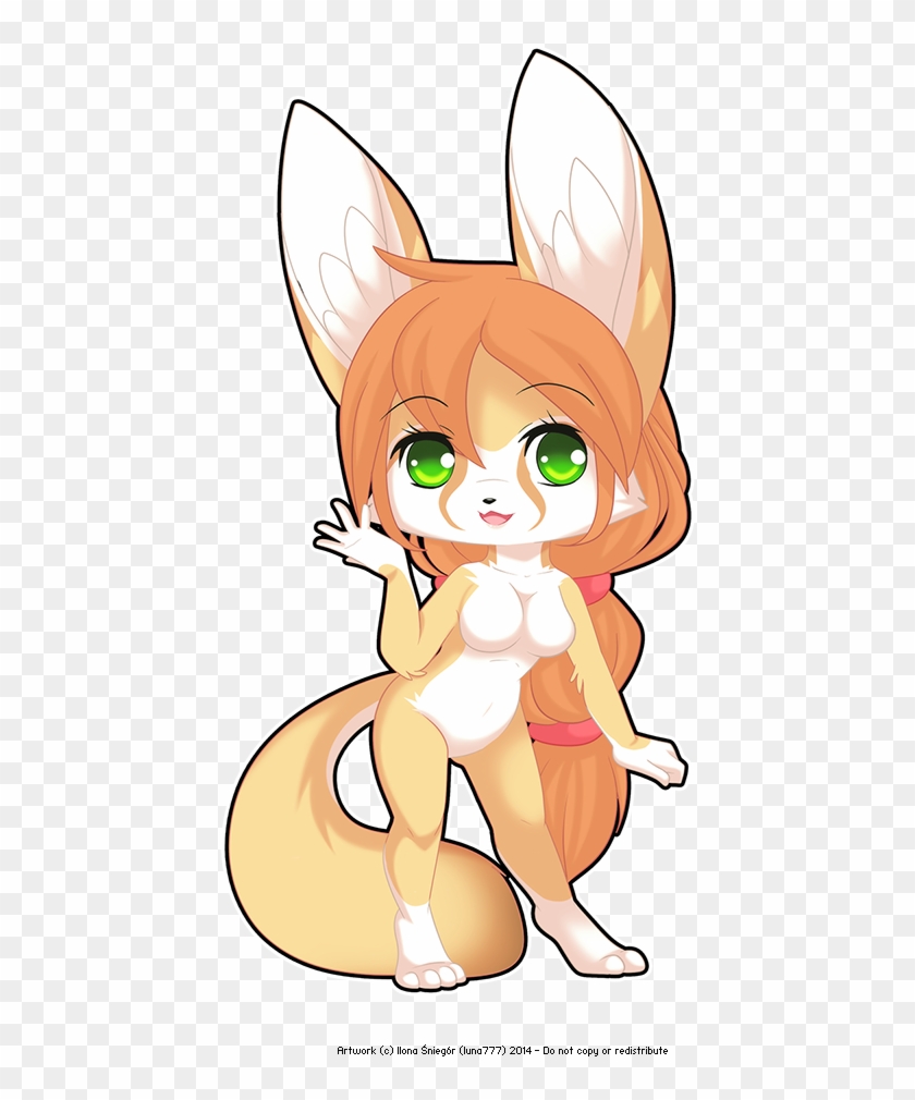 Chibi Fennec Girl - Fennec Fox Furry Girl #585718