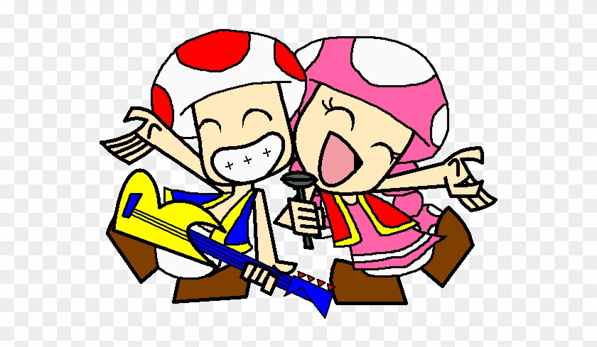 Rockin With Toad And Toadette By Pokegirlrules - Toad And Toadette Sing #585782