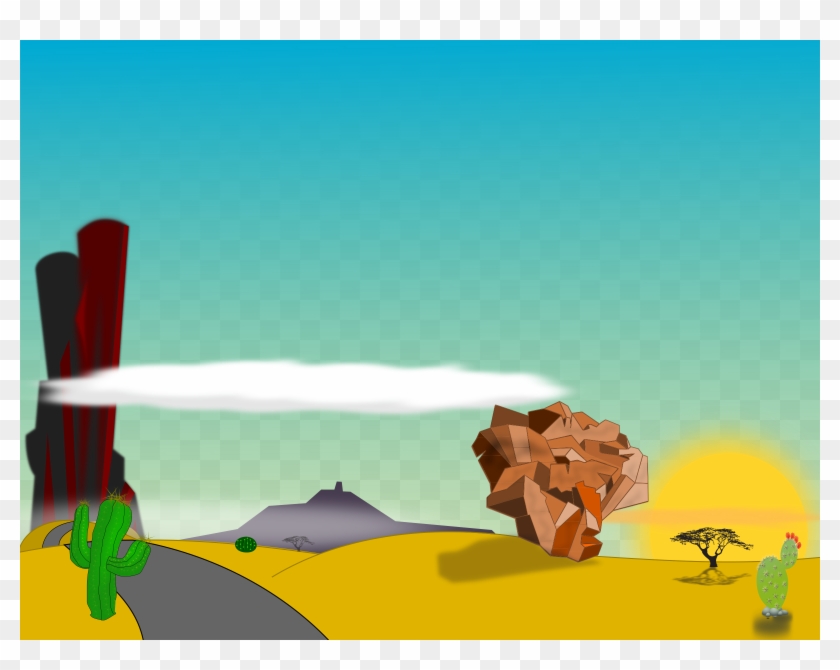 Desert Clipart Desert Scene - Desert Clipart Background #585879