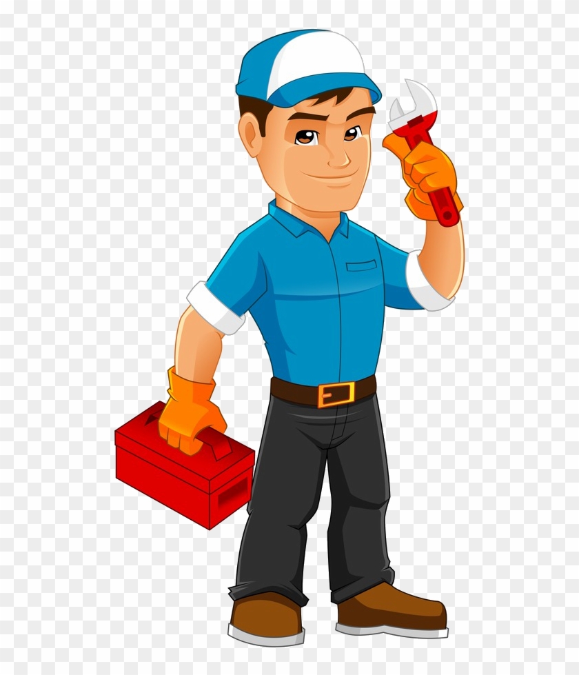 With Budget-friendly Rates For Repair Services, You - Cartoon Maintenance Worker Png #585893