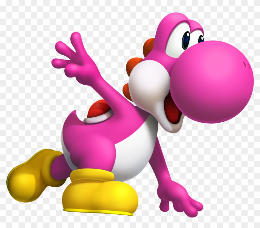 Pink Yoshi - Mario And Sonic At The Olympic Winter Games Yoshi #585931