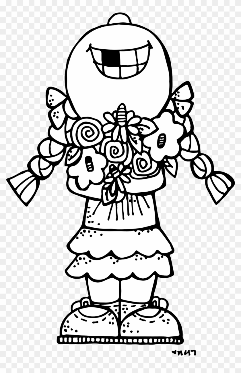 Really Cute Coloring Pages Many Interesting Cliparts - Melonheadz Clipart Black And White #586175