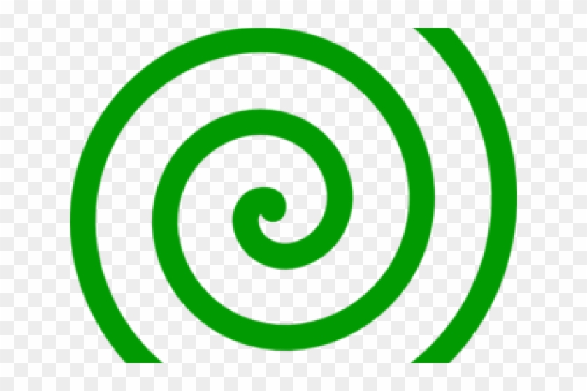 Spiral Clipart Green Spiral - Circle #586184