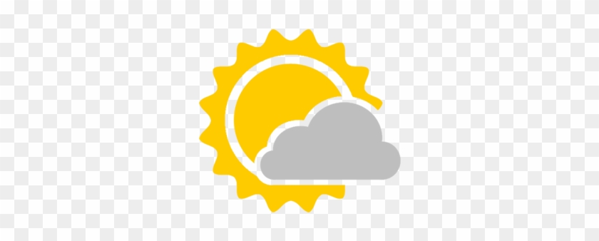 Partly Cloudy Weather Icon - Partly Cloudy In Spanish #586201