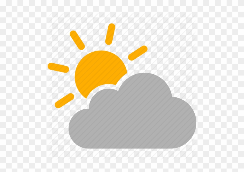 Download Icon - Mostly Cloudy Weather Icon #586211