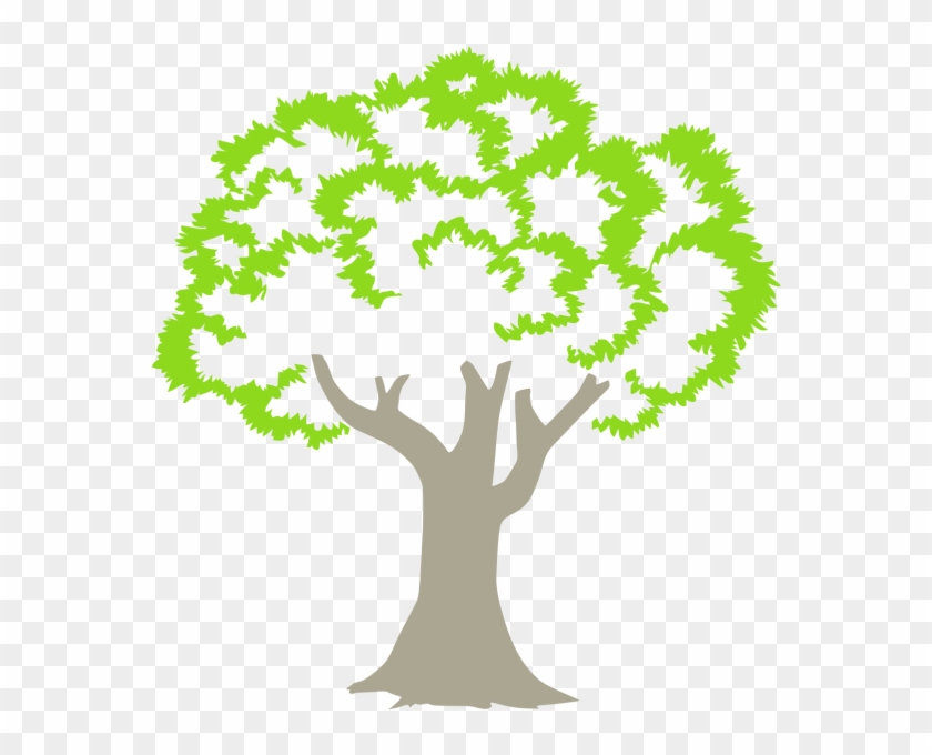 Green Tree Leavs Logos Images Png - Tree In Circle Transparent #586291