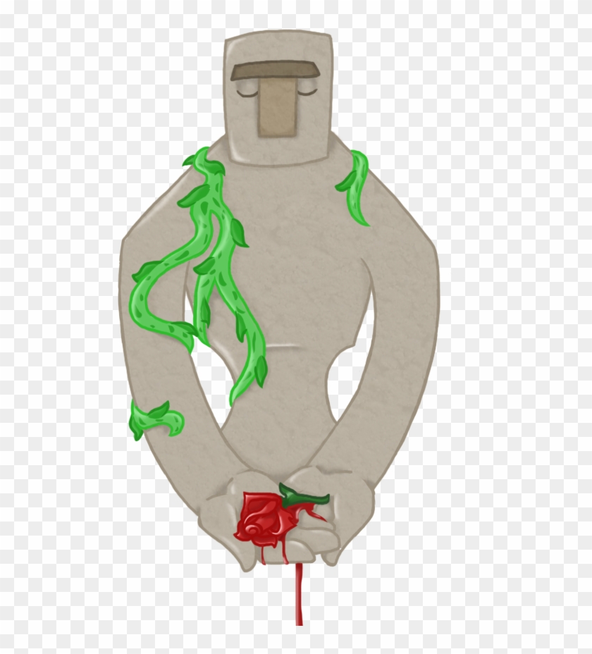 Iron Golem Side By Kittybirdycake - Iron Golem Holding Rose #586339