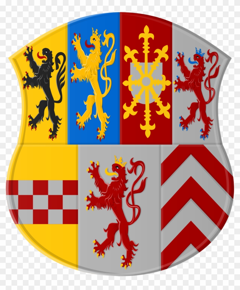 Wappen Der Vereinigten Herzogtümer Jülich Kleve Berg - United Duchies Of Jülich-cleves-berg #586646