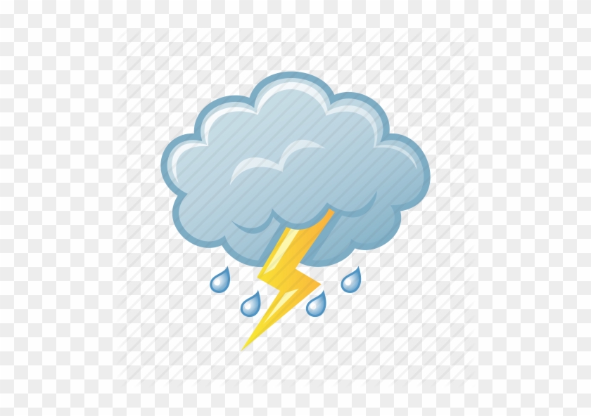 Thunderstorm Transparent - Lightning Weather Icon #586731