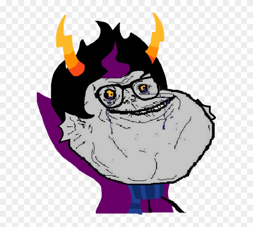 Drunk Eridan X Troll Reader- If Only You Knew By Vincebae - Forever Alone Face #586745