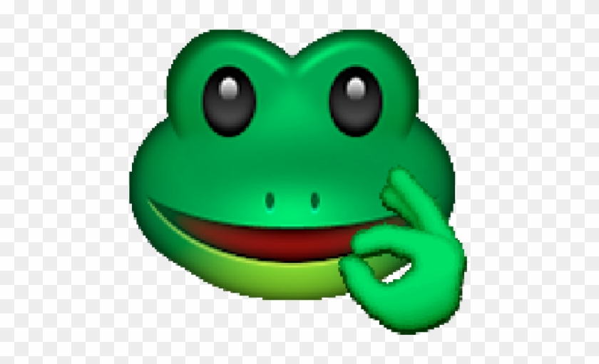 Frog Green Frog Amphibian Vertebrate Tree Frog Cartoon - Frog Emoji Png #586818