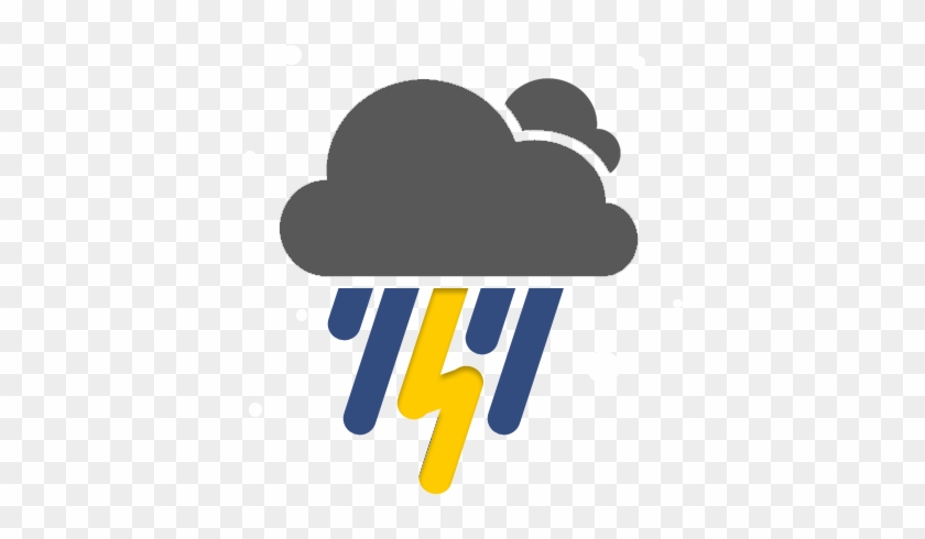 Thunderstorm - Android Weather Icon Png #586827