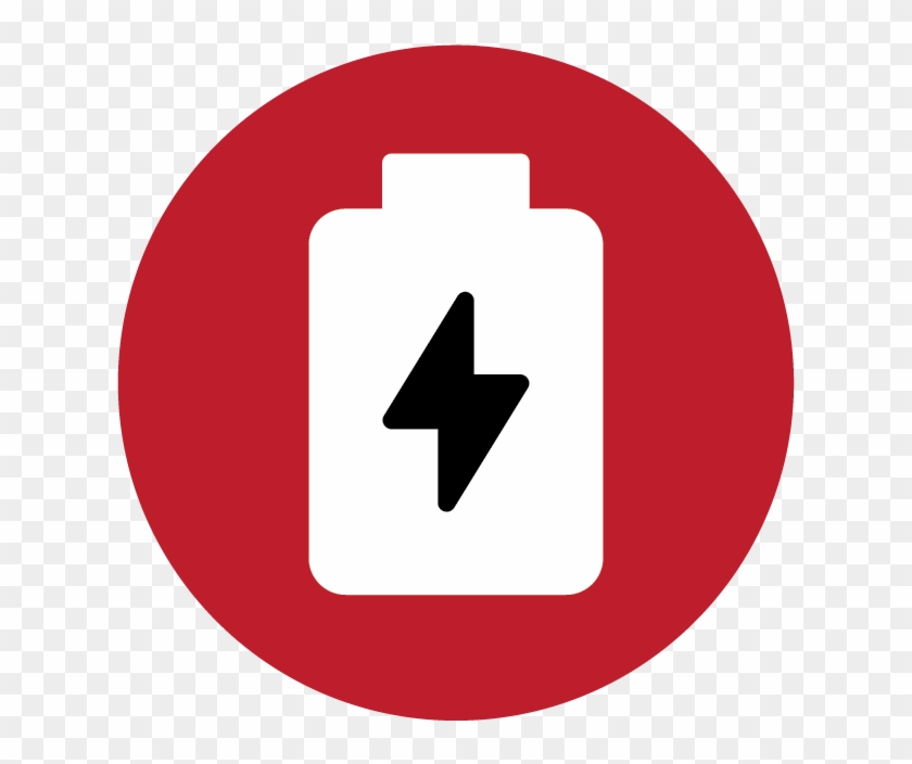 Battery Safety - Information Security Icon Red Png #586862