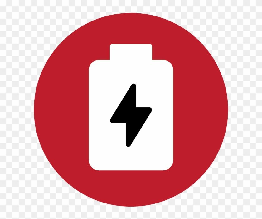 Battery Safety - Information Security Icon Red Png #586862