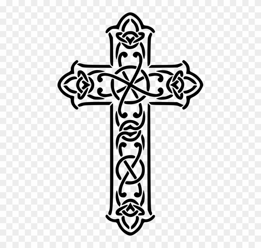 Snowflake Cliparts Easy - Celtic Cross Clip Art #586965