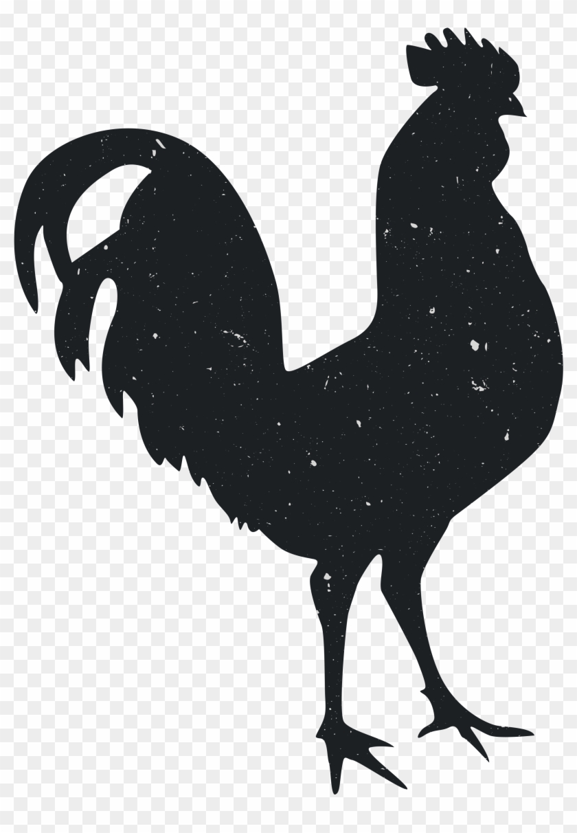 Silhouette Rooster Animal Computer File - Silhouette #587033