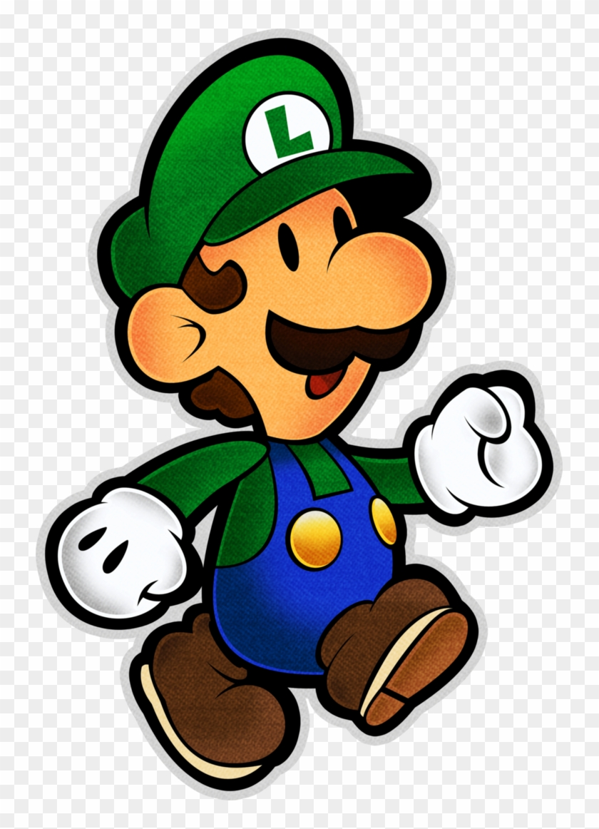Luigi, Luigi Modern Super Paper Mario 10th By Fawfulthegreat64-db6i5pq - Super Paper Mario Luigi #587147