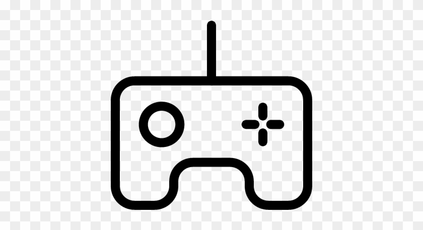 Video Game Controller Vector - Game Outline Png #587093