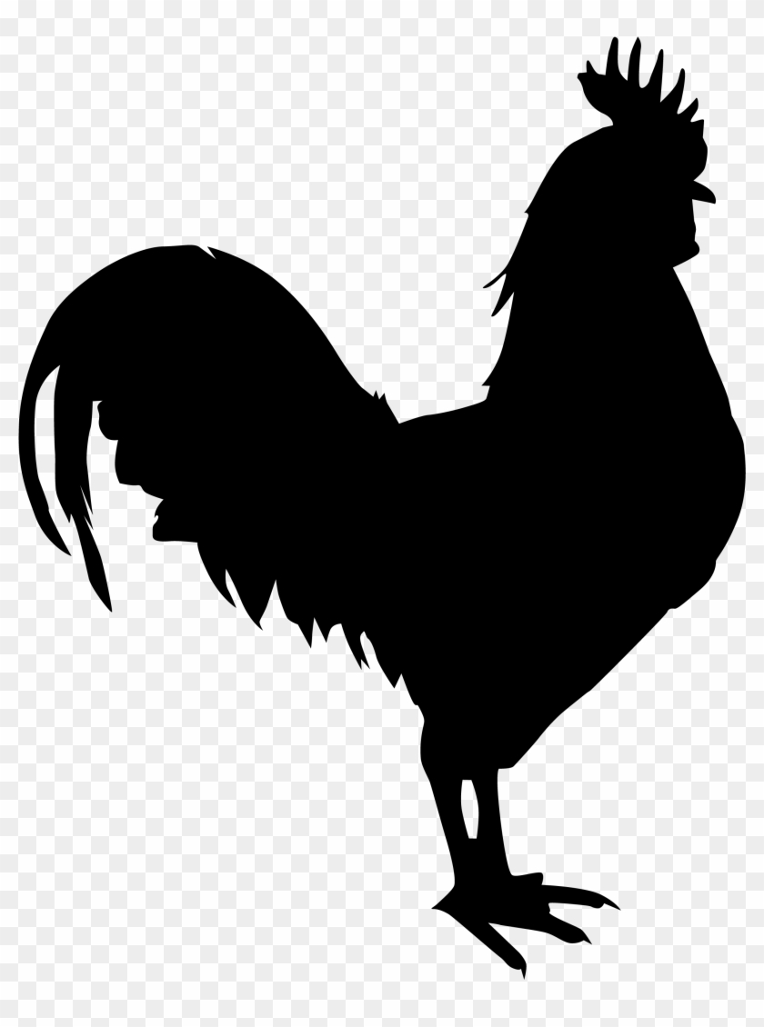 Visuels L214 Rooster Silhouette Png - Rooster Silhouette #587139