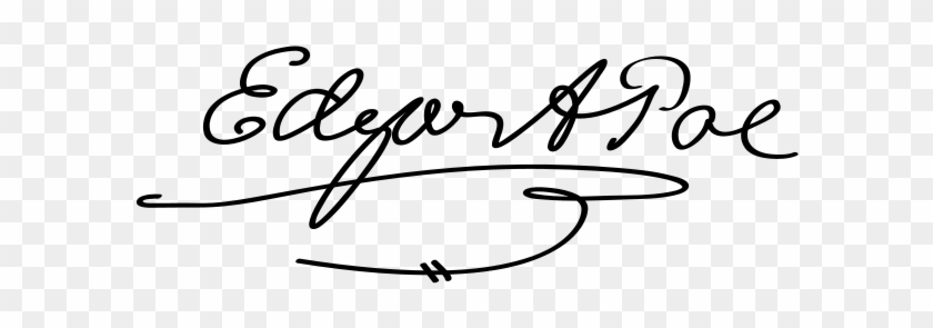 Edgar Allan Poe Signature - Edgar Allan Poe Signature #587254